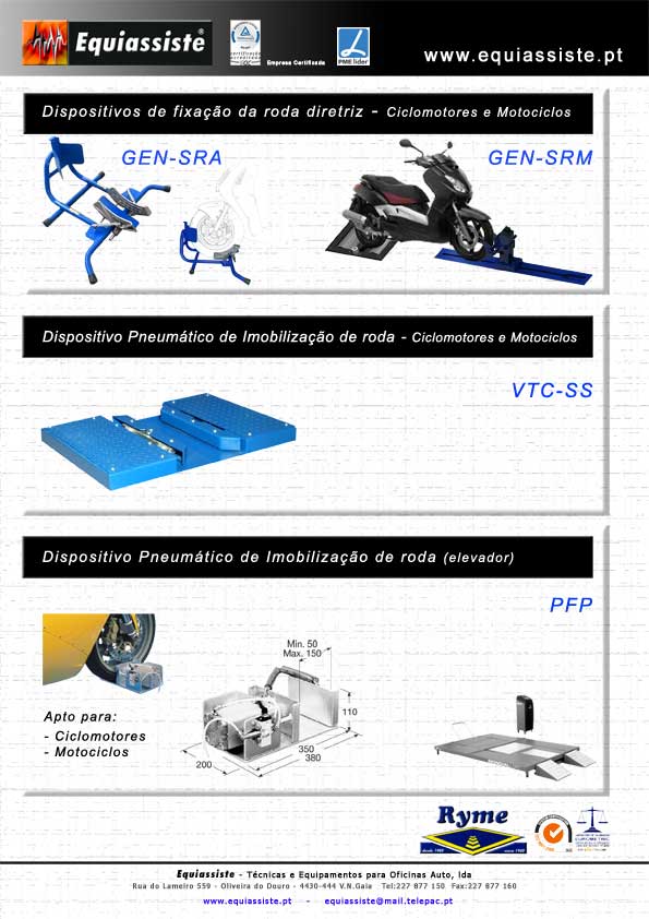 Ryme - Acessórios para Ciclomotores motas motociclos triciclos quadriciculos